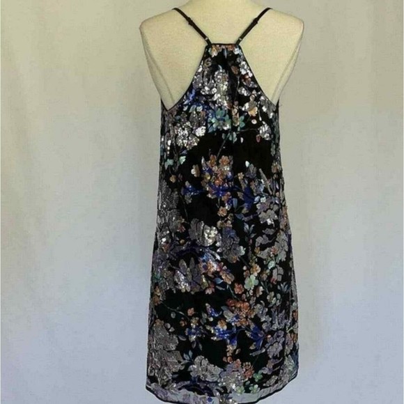 Sequined Floral Shift Dress by Shelli Segal NWTs - Picture 2 of 2